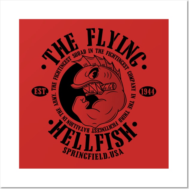 The Flying Hellfish Wall Art by carloj1956